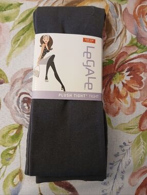 Legale Plush Tight® Plush Tights in Charcoal Gray - Size S/M